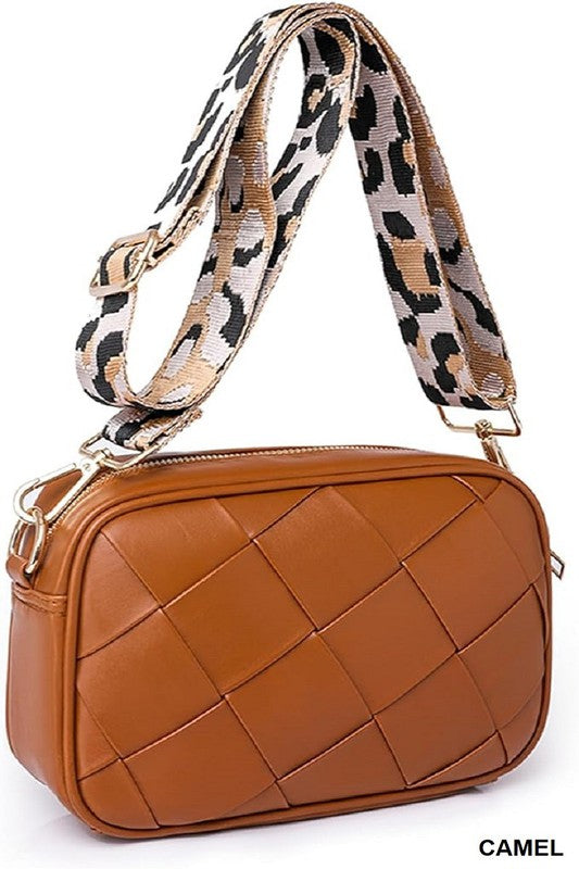 Leopard Strap Crossbody