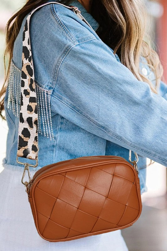 Leopard Strap Crossbody