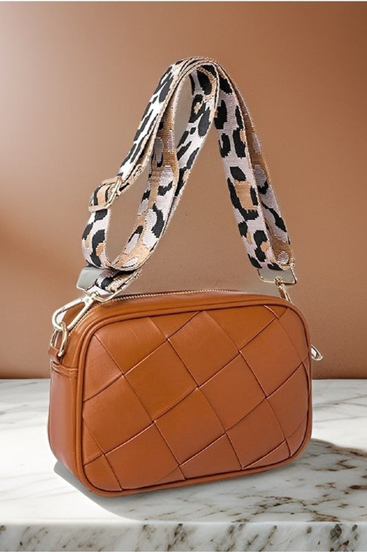 Leopard Strap Crossbody