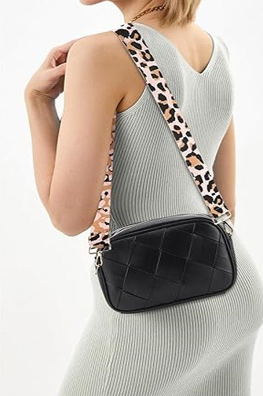 Leopard Strap Crossbody