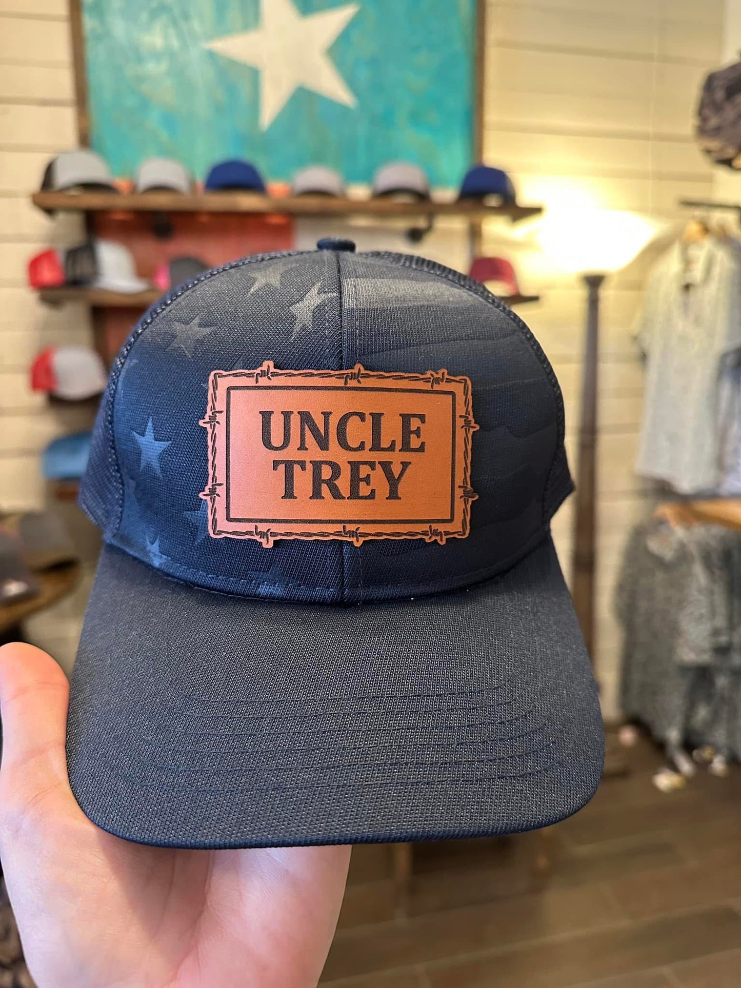 Custom Blue Outdoor Cap